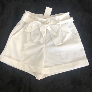 Trendy tie shorts